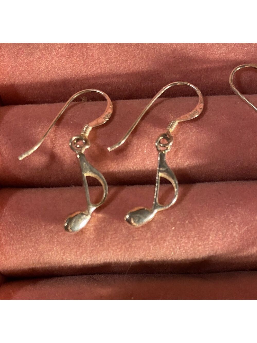 Musical Note Sterling Earrings